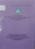 Peranan Bupati dalam Pembangunan Berbasis Kebudayaan di Kabupaten Purwakarta 2008-2018