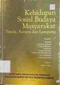 Kehidupan Sosial Budaya Masyarakat Sunda, Banten Dan Lampung